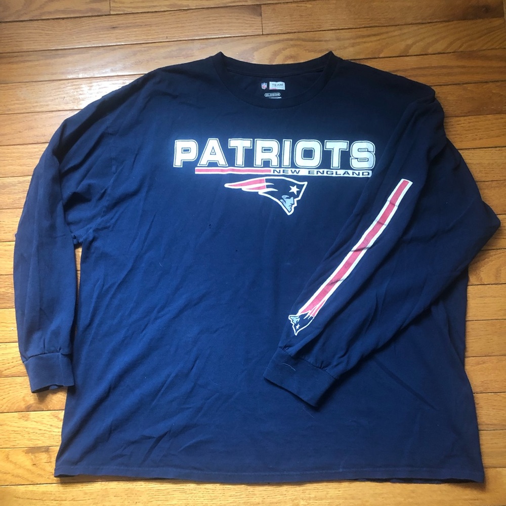 New England Patriots Vintage Shabby SUPERBOWL GAME DAY Shirt Sz 2XL NFL T-Shirt